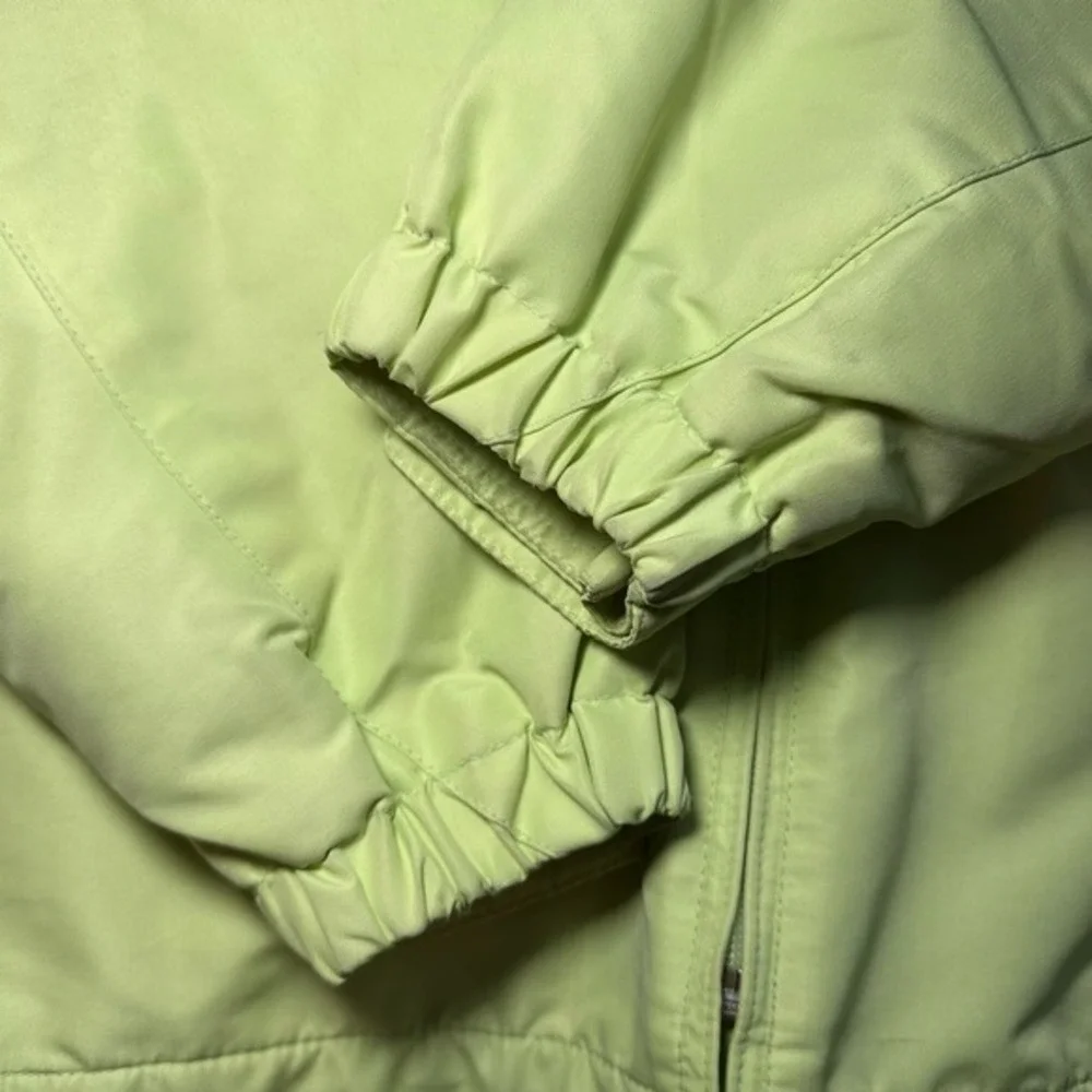 Vtg Pacific Trail Hooded Jacket XL Green Fleece Lined Windbreaker Gorpcore Y2K